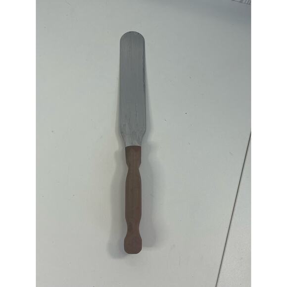 Vintage Cutco #28 7" Icing Spreader Spatula Knife Brown Handle USA - Picture 5 of 5